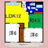 第２サニーハイツ 3LDKの間取り