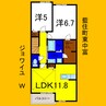 ジョワイユＷ 2LDKの間取り