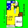 ジョワイユＳ 1LDKの間取り