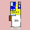 アールハイツ松茂Ｂ 1DKの間取り