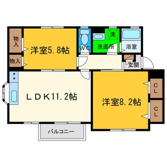 間取図 ファミールアルファB