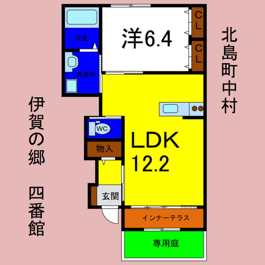 間取図 伊賀の郷四番館