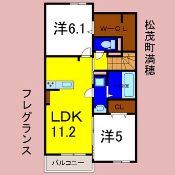 間取図 フレグランス