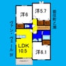 ヴァン・ヴェールⅣ 3LDKの間取り