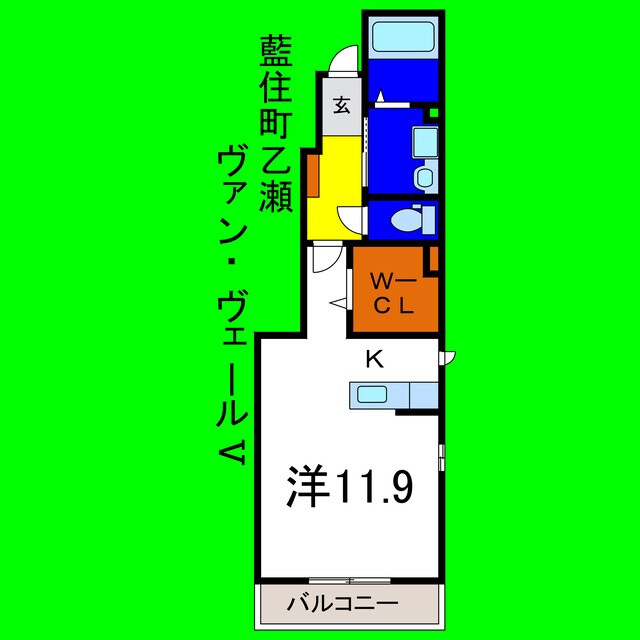 間取り図 ヴァン・ヴェールⅤ
