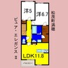 ピュア・エレガンスⅡ 2LDKの間取り