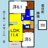 カーサ・ドマーニＳ 2LDKの間取り