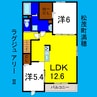 ラグジュアリーⅡ 2LDKの間取り