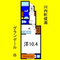 グランデールＢの間取図