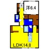シャーメゾンガーデン松茂Ｃ 1LDKの間取り