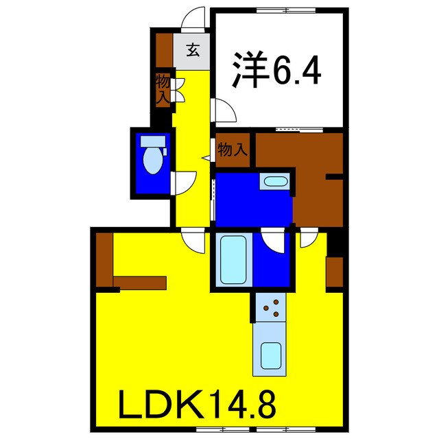 間取り図 シャーメゾンガーデン松茂Ｃ
