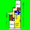 アミコート 2LDKの間取り