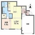 ベレオ南佐古の間取図