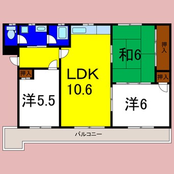 間取図 第11愛日ハイツ