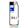 エクセレントヘイワ 1Rの間取り