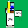 フェアリー大和町 1Kの間取り
