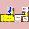 リナージュ北島 3LDKの間取り