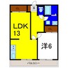 SUMiTAS-Village藍住 1LDKの間取り