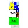 徳島バス（板野郡）/徳島空港口 徒歩13分 2階 築29年 2Kの間取り