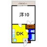 メゾン池田 1DKの間取り