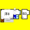 エスタシオン二軒屋 1SRの間取り