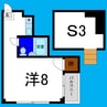 エスタシオン二軒屋 1SRの間取り