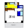 FACEビル 1Kの間取り