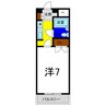 カサコモダ６ 1Kの間取り