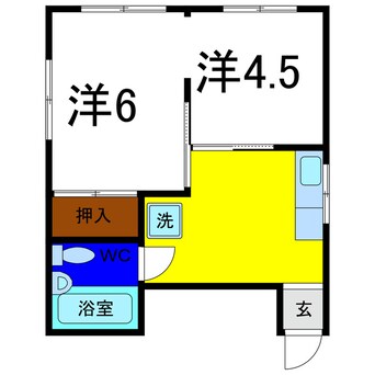 間取図 トレゾール中央通り