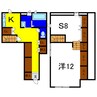 ココカラハウス川内5 1SKの間取り