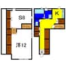 ココカラハウス川内5 1SKの間取り
