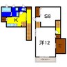 ココカラハウス川内5 1SKの間取り