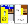 ミライエル 2LDK+Sの間取り