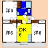 フリーデン 3DKの間取り