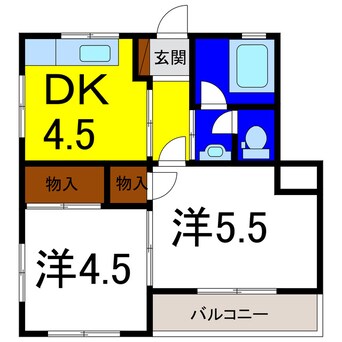 間取図 松原マンション