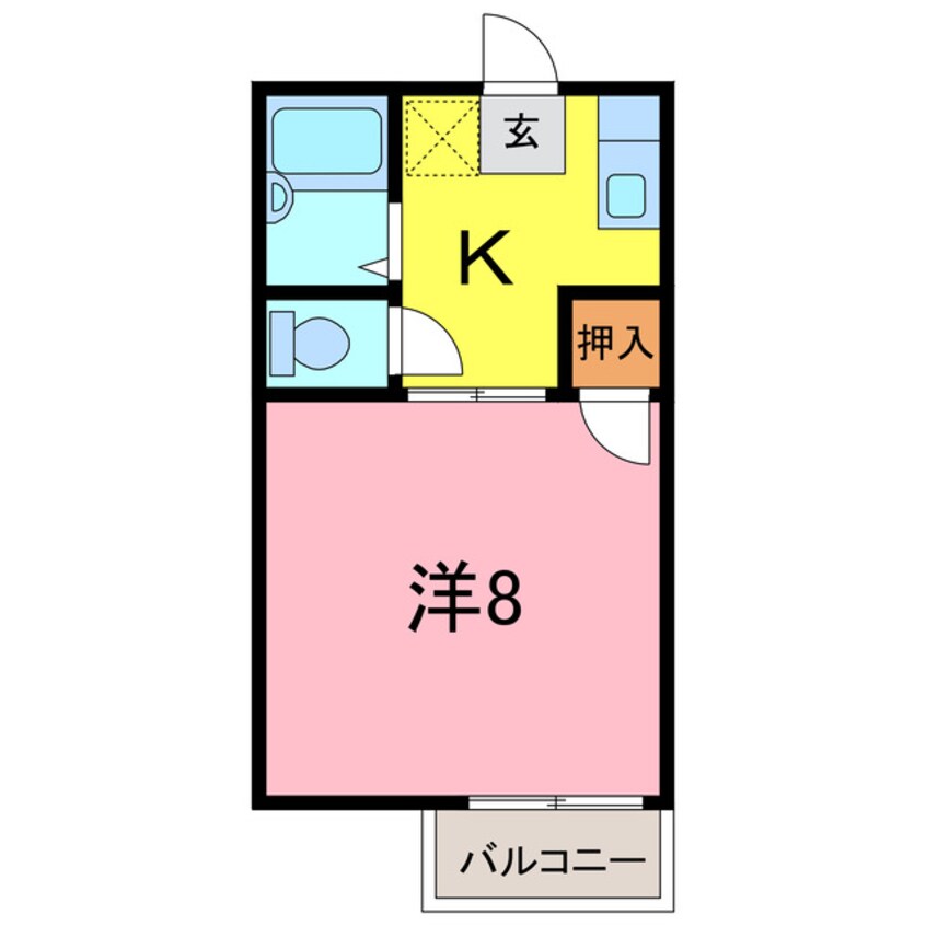 間取図 的場二番館