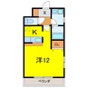 Idealvida芳川 1Rの間取り