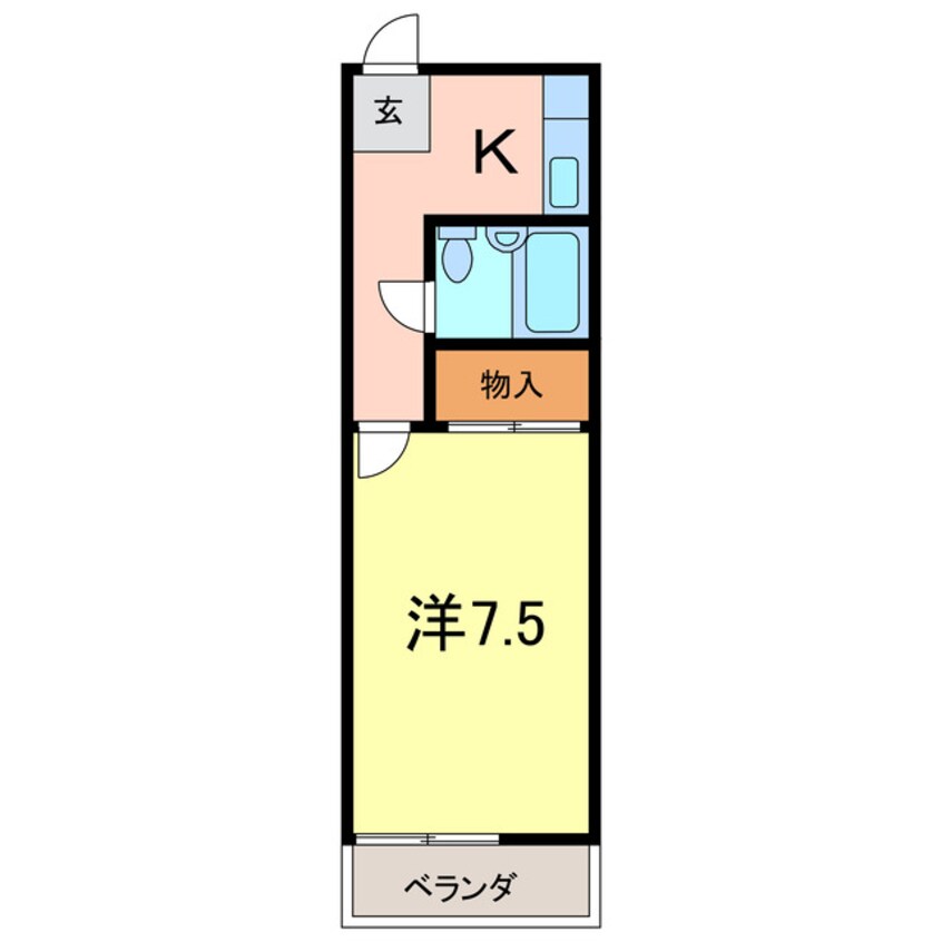 間取図 シャトルジュン