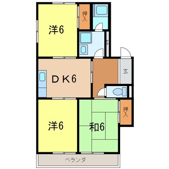 間取図 サンライト東刈谷