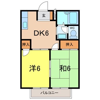 間取図 グリーンハイツ