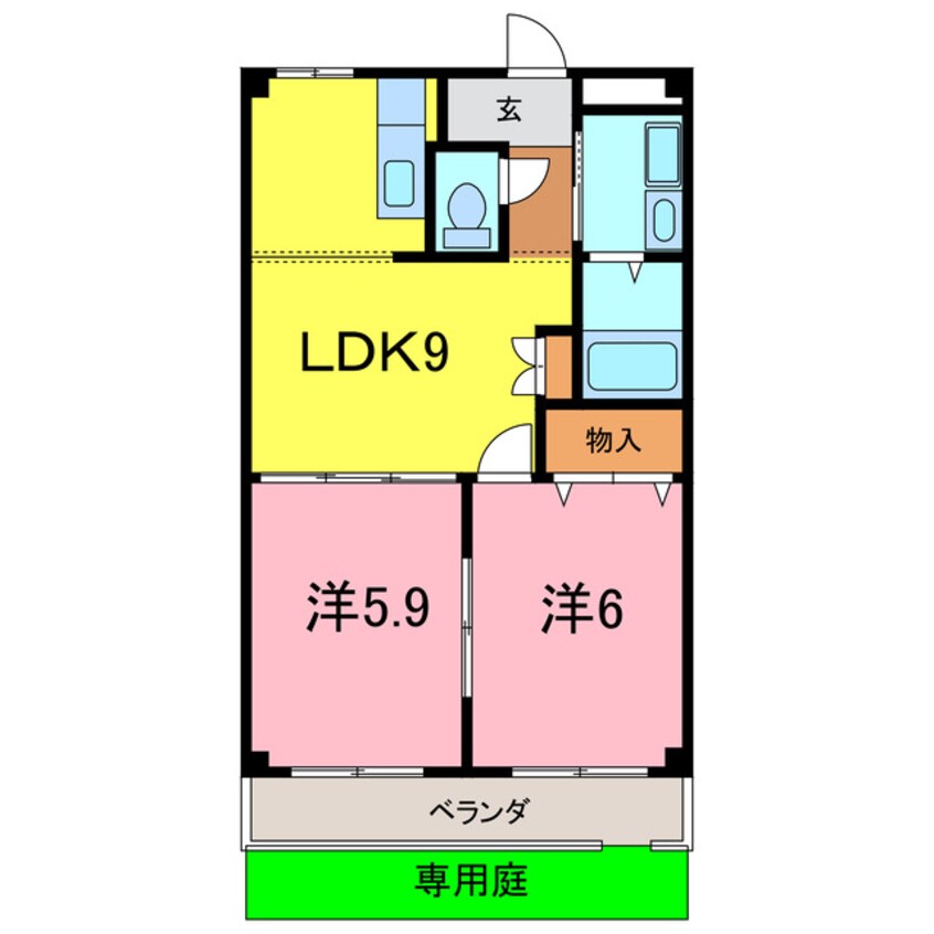 間取図 ファミリーハウス　サンテラス