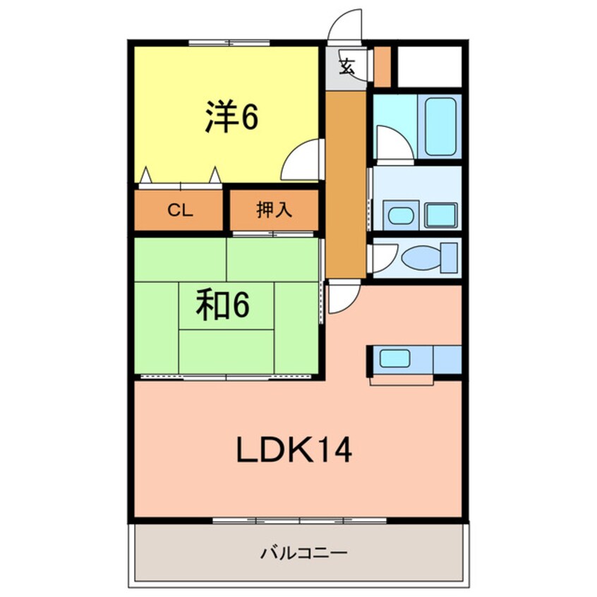 間取図 ステーシア雅Ⅱ