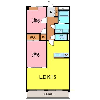 間取図 ISO GAIｸﾞﾗﾝﾄﾞｴｨﾜﾝA