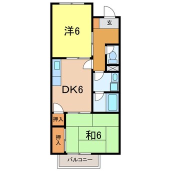 間取図 サープラスⅡ築山