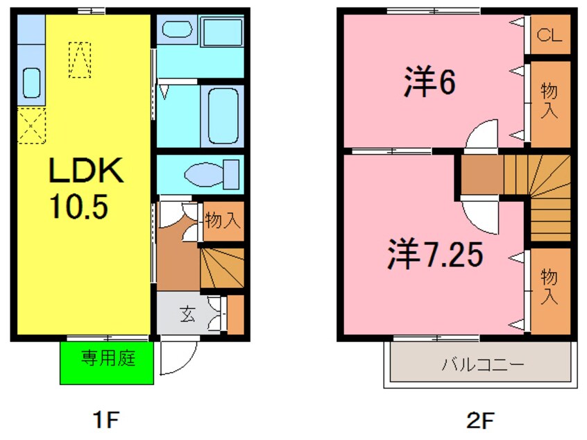 間取図 ラポール・デュープレックス