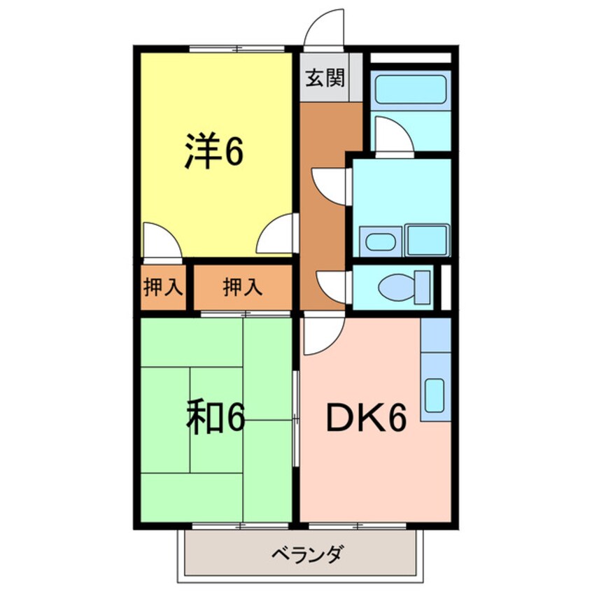 間取図 サープラスⅡMIYABI