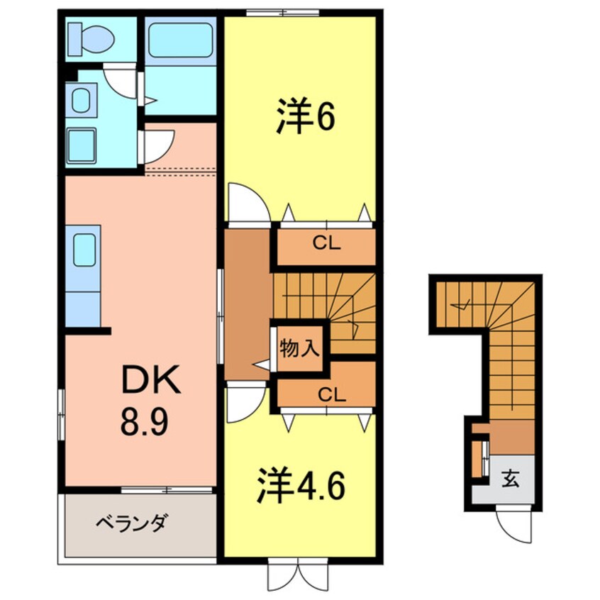 間取図 プリンセスガーデンⅢ