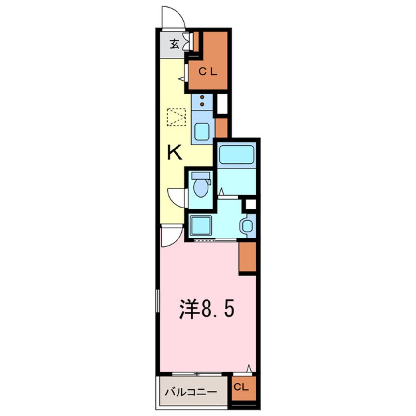 間取図 ブラン　仲之畑