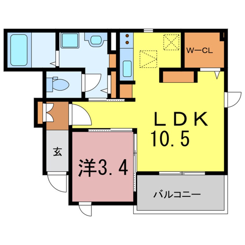 間取図 サン　リバー