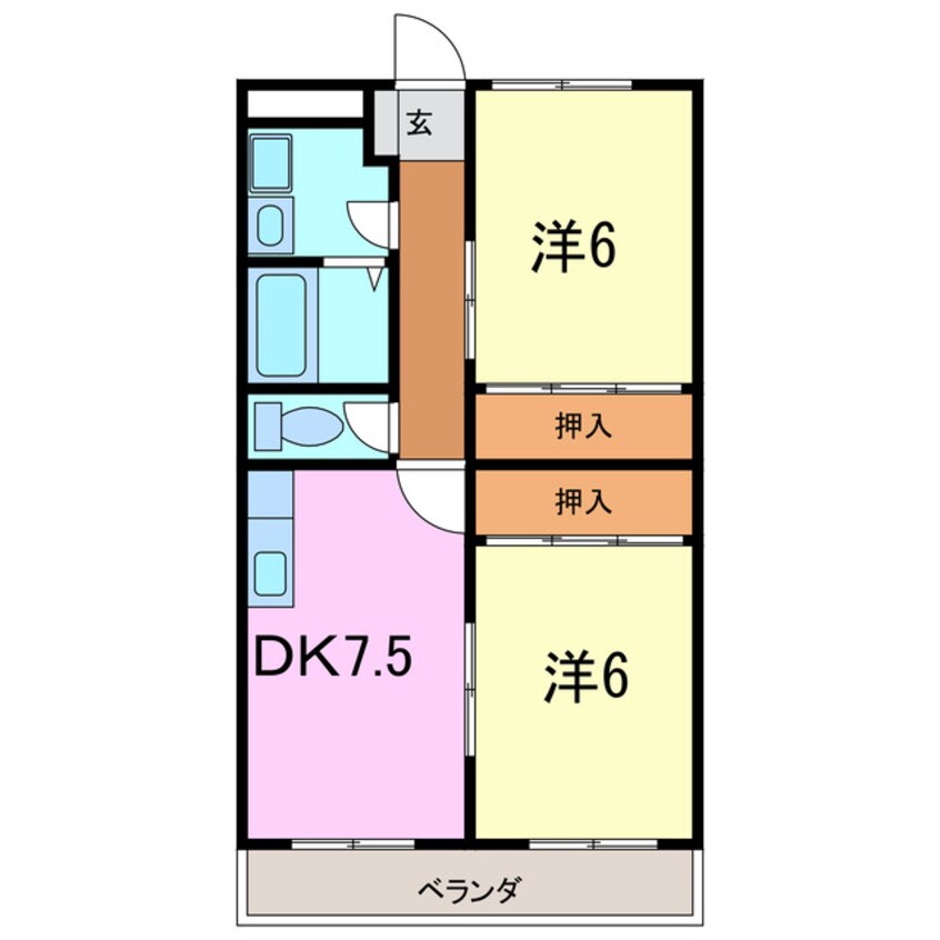 間取図 サウスウィンド